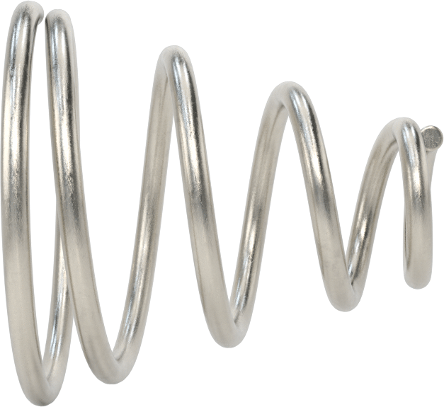 Kapalı Alan Konik Sıkıştırma Yayı, 0,75" Uzunluk, 0.72" x 0.281" OD