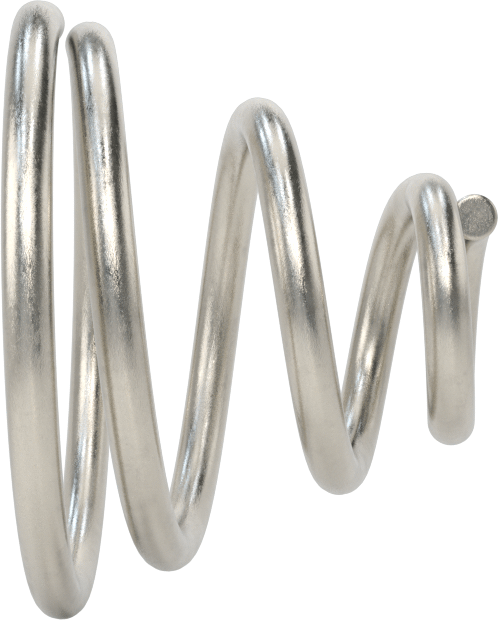 Kapalı Alan Konik Sıkıştırma Yayı, 0,75" Uzunluk, 0.98" x 0.375" OD