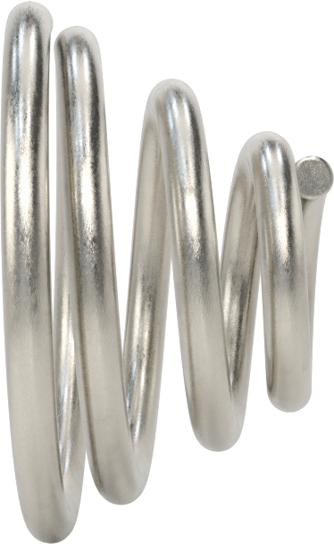 Kapalı Alan Konik Sıkıştırma Yayı, 0,5" Uzunluk, 0.85" x 0.375" OD