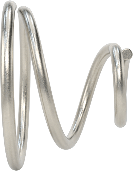 Kapalı Alan Konik Sıkıştırma Yayı, 0,313" Uzunluk, 0.42" x 0.187" OD