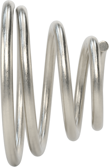 Kapalı Alan Konik Sıkıştırma Yayı, 0,375 inç Uzunluk, 0.6" x 0.312" OD