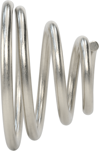 Kapalı Alan Konik Sıkıştırma Yayı, 0,375 inç Uzunluk, 0.6" x 0.281" OD