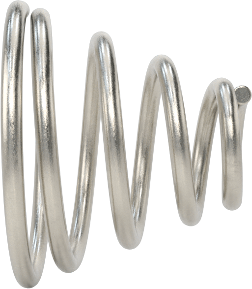Kapalı Alan Konik Sıkıştırma Yayı, 0,5" Uzunluk, 0.6" x 0.25" OD