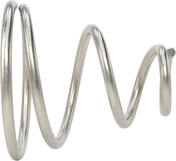 Kapalı Alan Konik Sıkıştırma Yayı, 0,625 inç Uzunluk, 0.6" x 0.25" OD, 0.524" x 0.174" ID