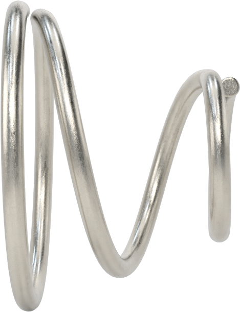 Kapalı Alan Konik Sıkıştırma Yayı, 0,625 inç Uzunluk, 0.85" x 0.438" OD, 0.74" x 0.328" ID