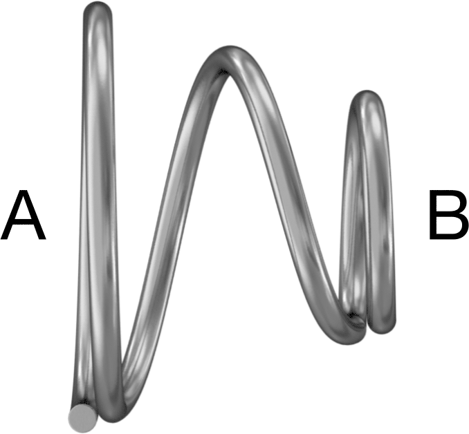 Kapalı Alan Konik Sıkıştırma Yayı, 0,625 inç Uzunluk, 0.85" x 0.438" OD, 0.74" x 0.328" ID