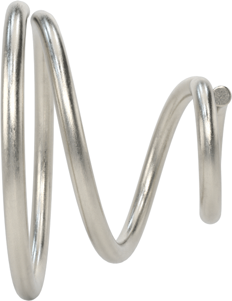 Kapalı Alan Konik Sıkıştırma Yayı, 0,625 inç Uzunluk, 0.85" x 0.375" OD, 0.732" x 0.257" ID