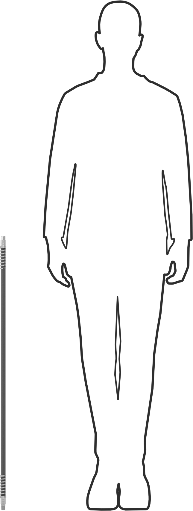 Bend-and-Stay Hava Nozulu için 1/8 NPT Dişi Çıkışlı 36 inç Uzunlukta PVC Hortum