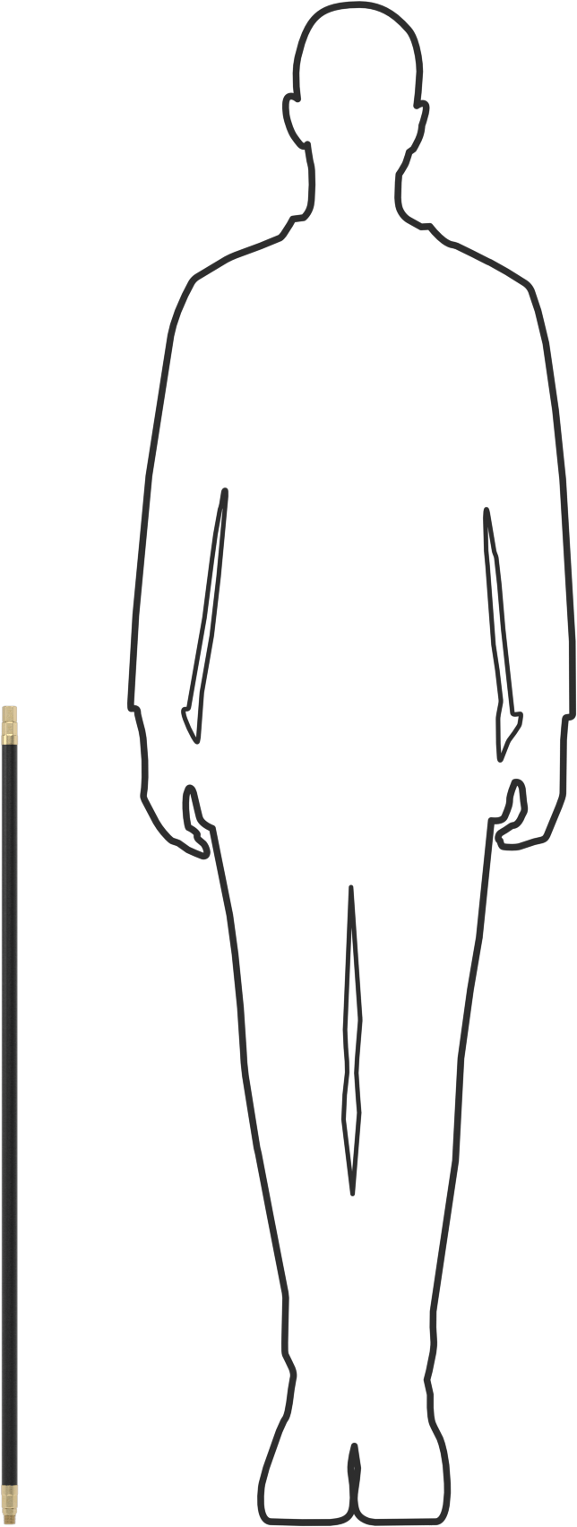 Bend-and-Stay Hava Nozulu için 1/4 NPT Dişi Çıkışlı 36" Uzunlukta Kauçuk Hortum
