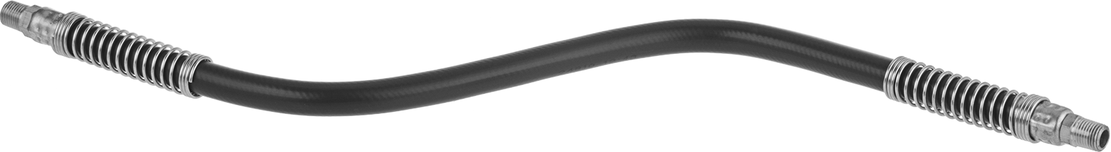 Bend-and-Stay Hava Nozulu için 1/4 NPT Erkek Çıkışlı 18" Uzunlukta PVC Hortum