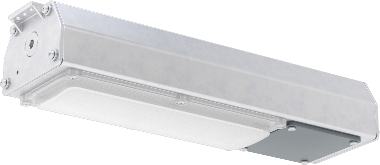 Tehlikeli Ortam Tavan Işığı, 32-1/4“ Uzunluk x 4-7/8” Genişlik x 3-3/4" Toplam Yükseklik