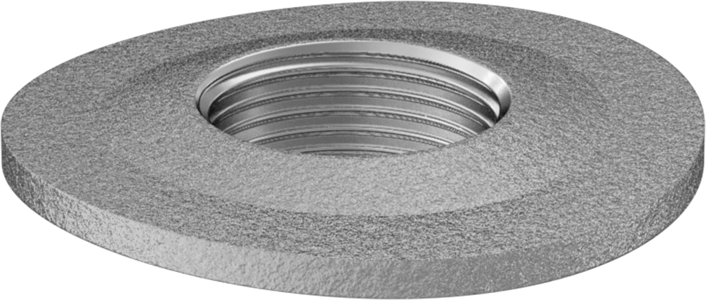 Kavisli Tanklar için Düşük Basınçlı Adaptör, 316/316L Paslanmaz Çelik, 3/4 NPTF Dişi x Kaynak