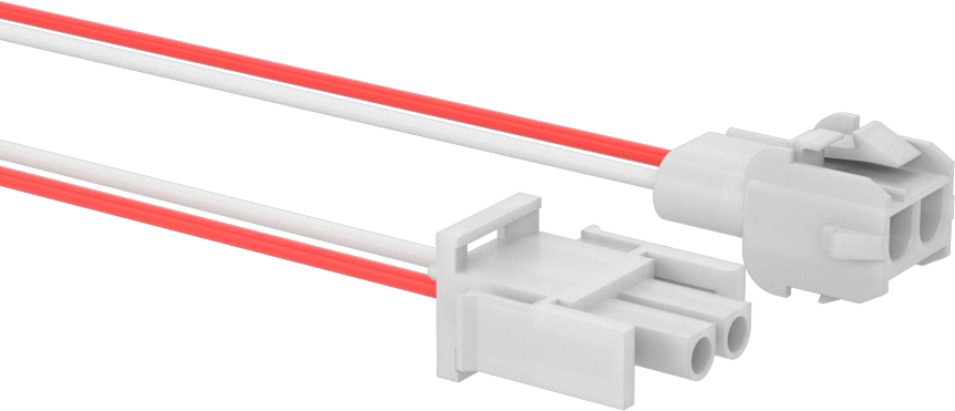 Tyco Amp Kompakt Push-In Konektör Seti, Universal Mate-N-Lok, 48" Tel Kılavuzlar, 2 Kutup