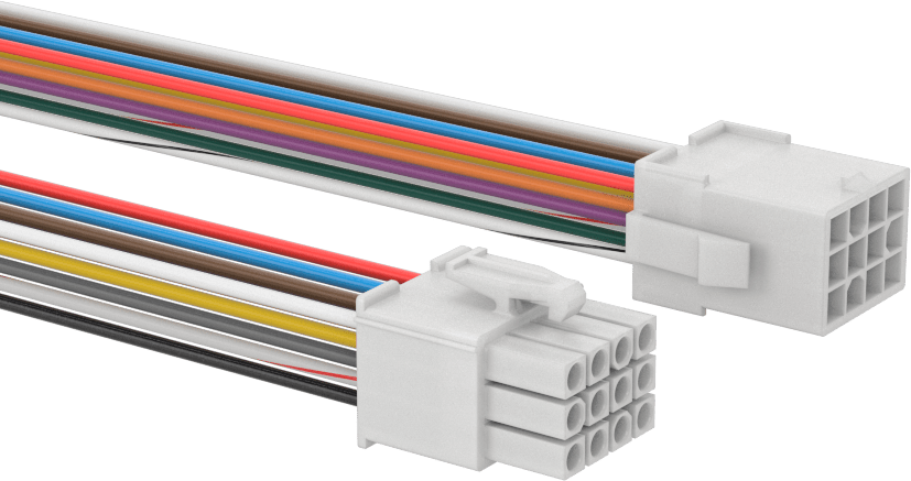 Tyco Amp Kompakt Push-In Konektör Seti, Mini-Universal Mate-N-Lok, 48" Tel Kılavuzlar, 12 Kutup
