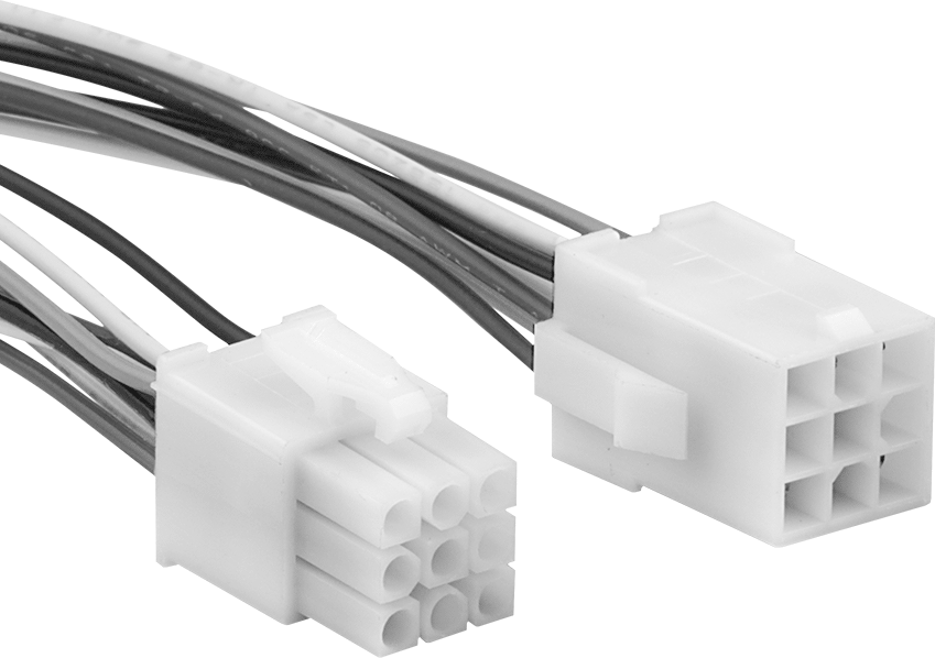 Tyco Amp Kompakt Push-In Konektör Seti, Mini-Universal Mate-N-Lok, 6" Tel Uçlar, 9 Kutup