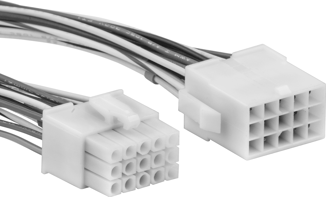 Tyco Amp Kompakt Push-In Konektör Seti, Mini-Universal Mate-N-Lok, 6" Tel Uçlar, 15 Kutup