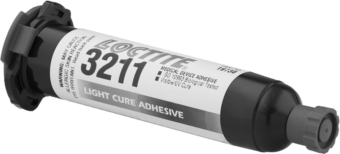 Işıkla Etkinleşen Anında Yapışan Yapıştırıcı, Esnek, Loctite® 3211, 0,84 oz. Şırınga