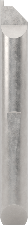 Hızlı Değiştirilebilir Yüzey Yiv Açma Torna Takımı, 1/4" Şaft Çapı, 0,030“ x 0,050” Oluk, 0,260" Çap
