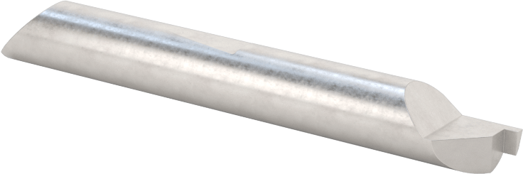 Hızlı Değiştirilebilir Yüzey Yiv Açma Torna Takımı, 1/4" Şaft Çapı, 0,030“ x 0,050” Oluk, 0,260" Çap