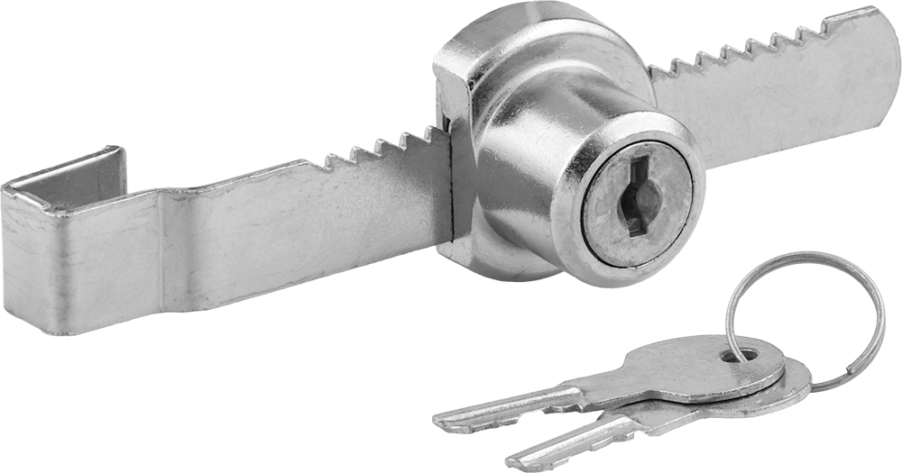 Sürgülü pencere için ayarlanabilir cıvatalı mandal, 3/8" Maksimum Kalınlık için