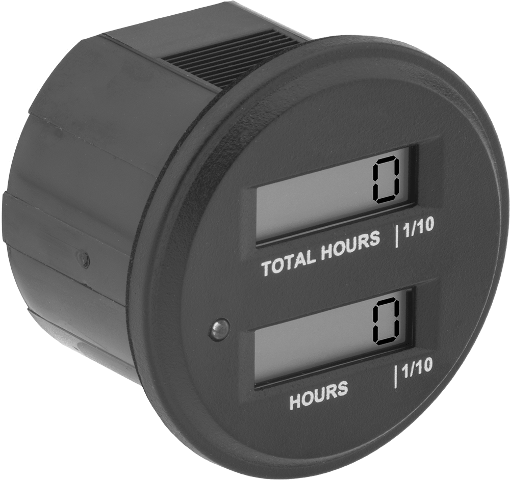 Elektrikle Çalışan Saat Sayacı, Çıkış Rölesi ile, 10-40V DC