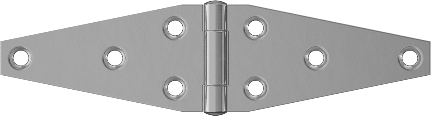 Mat 304 Paslanmaz Çelik Kayış Menteşe, 2“ x 4” Kapı Kanadı, 2“ x 4” Çerçeve Kanadı