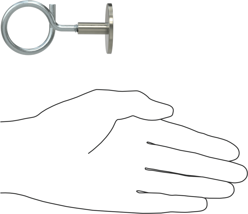 Freze Halkası, Manyetik Bağlantılı, 1/4"-20 Diş, 1-1/4" Çap