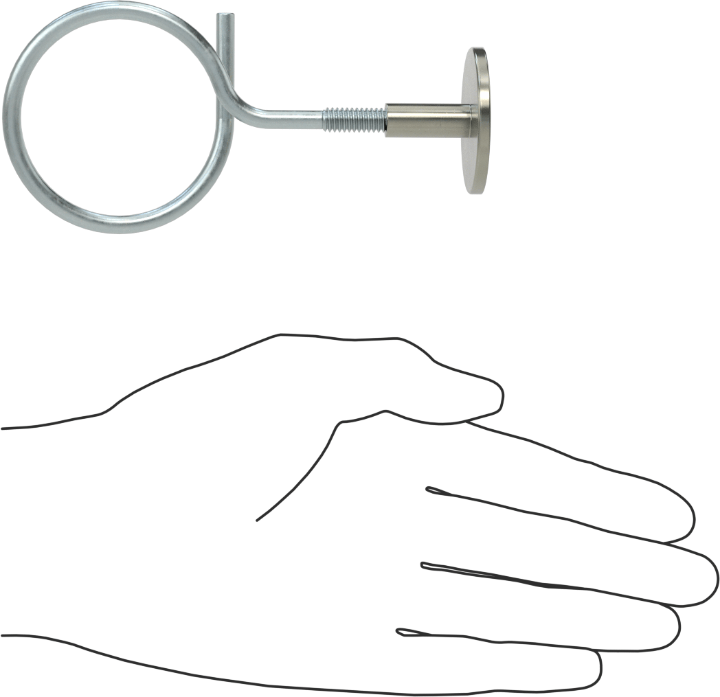 Freze Halkası, Manyetik Bağlantılı, 1/4"-20 Diş, 2 inç Çap