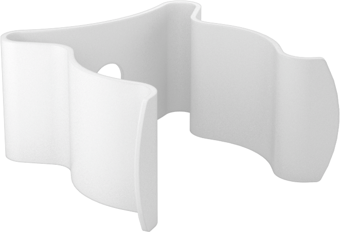 Alet Tutucu, 5/16“ ila 3/4” Ürün Çapı için, Naylon Kaplı Çelik