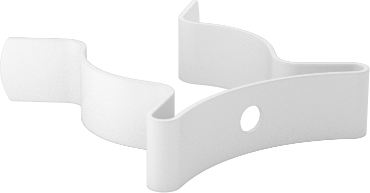 Alet Tutucu, 5/8“ ila 1-1/4” Ürün Çapı için, Naylon Kaplı Çelik