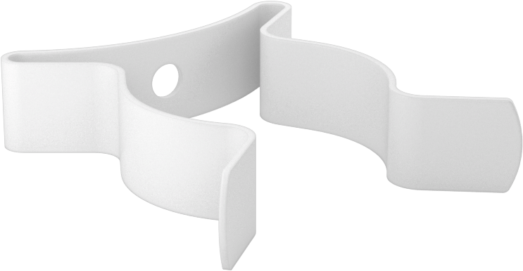 Alet Tutucu, 5/8“ ila 1-1/4” Ürün Çapı için, Naylon Kaplı Çelik