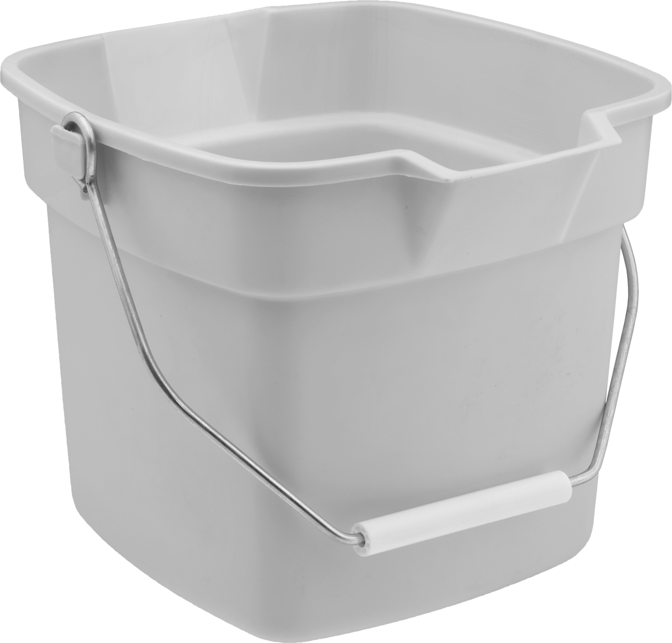 Kare Polietilen Plastik Kova, 3-3/4 Galon Kapasite
