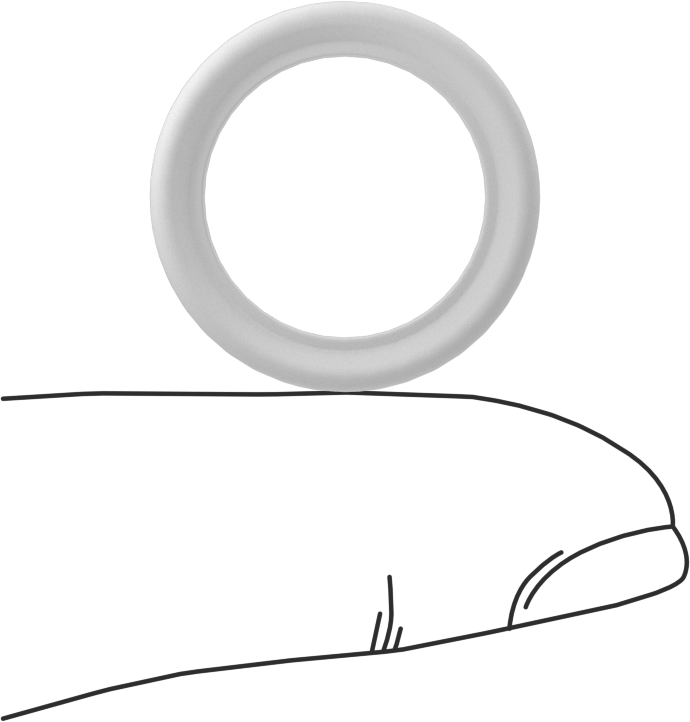 EPDM Dolgulu Ultra Kimyasal Dirençli PTFE Conta, Hızlı Kelepçeli Boru Bağlantı Elemanları için, 3/4" Dış Çaplı Boru için