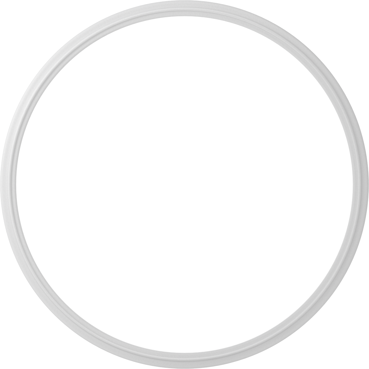 EPDM Dolgulu Ultra Kimyasal Dirençli PTFE Conta, Hızlı Kelepçeli Boru Bağlantı Elemanları için, 10" dış çaplı boru için
