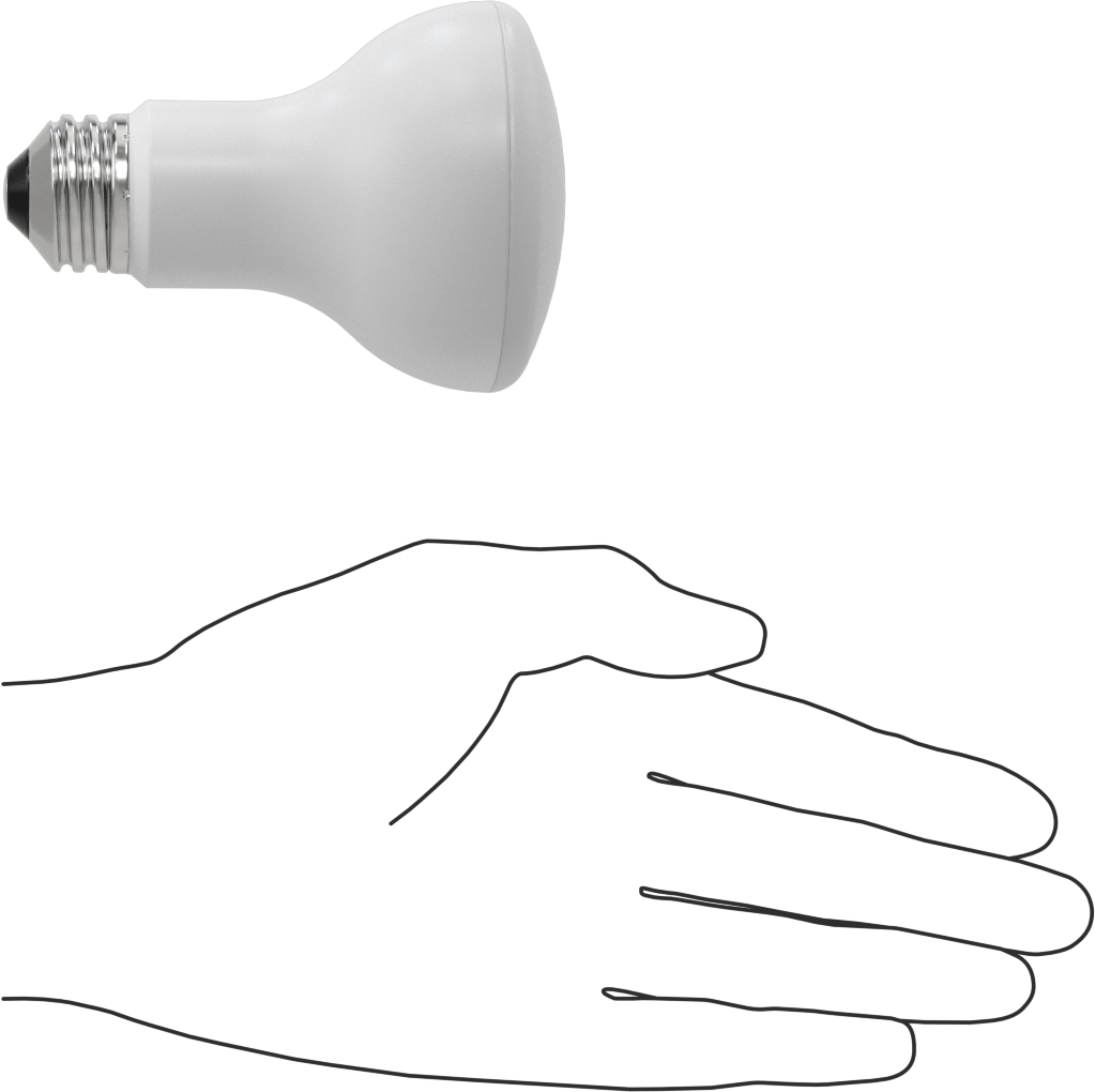 Ampul, 50W, LED, R20, 3-3/4" Toplam Uzunluk