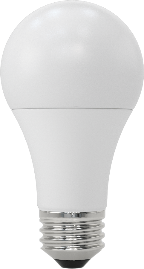 Ampul, 40 W Akkor Eşdeğeri, LED, A19, Plastik, Buzlu