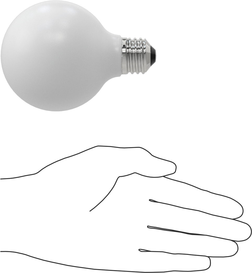 Ampul, 60 W Akkor Eşdeğeri, LED, G25, Cam, Buzlu