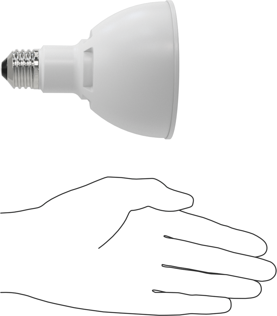 Ampul, PAR30 Ampul, 12 Watt, 40 Derece Işın Açısı, 4-1/2" Uzunluk
