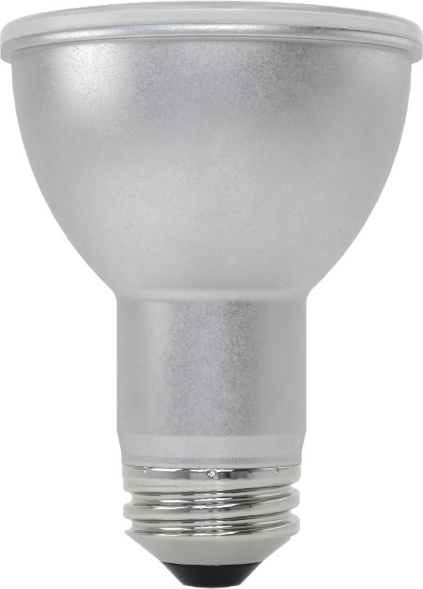 Ampul, 50W, LED, PAR20, 40 Derece Işın Açısı, 3-3/8" Toplam Uzunluk