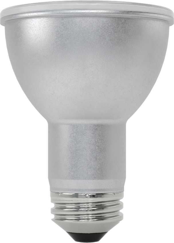 Ampul, 50W, LED, PAR20, 40 Derece Işın Açısı, 3-3/8" Toplam Uzunluk