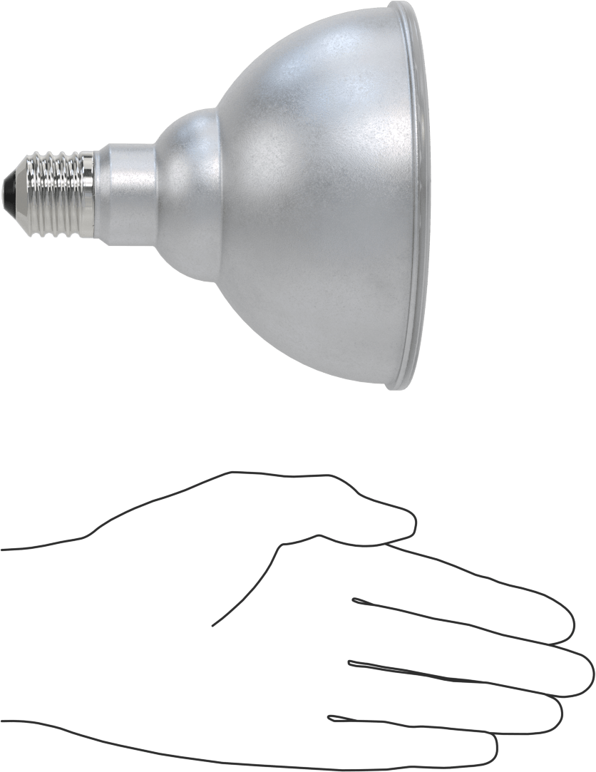 Ampul, 120W, LED, PAR38, 40 Derece Işın Açısı, 5-1/8" Toplam Uzunluk