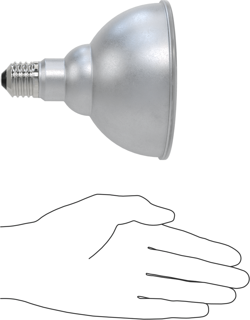 Ampul, 90W, LED, PAR38, 40 Derece Işın Açısı, 5" Toplam Uzunluk
