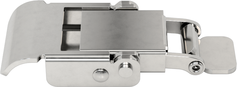 Sıkı Tutuşlu Çekme Mandalı, Kaynaklı, 300 Serisi Paslanmaz Çelik, 2-3/4“ Uzunluk x 1-1/8” Genişlik, 3/8" Çıkıntı