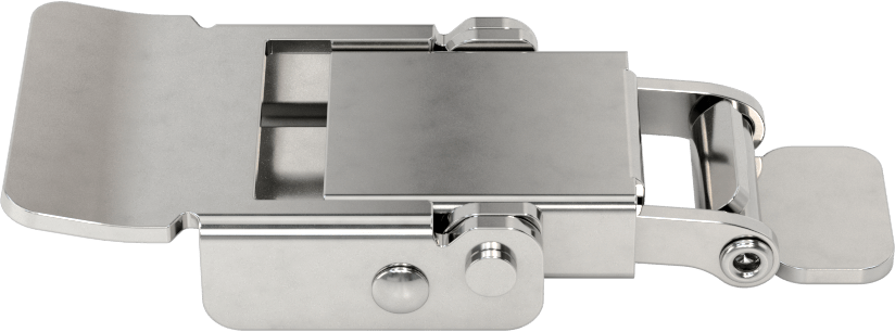 Sıkı Tutuşlu Çekme Mandalı, Kaynaklı, 300 Serisi Paslanmaz Çelik, 2-3/4“ Uzunluk x 1-1/8” Genişlik, 1/2" Çıkıntı