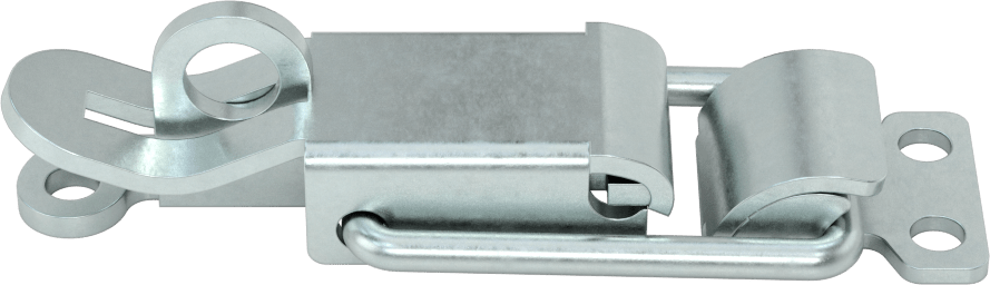 Asma Kilit Çekme Mandalı, Çinko-Çelik, 3-7/8“ Uzunluk x 1-1/4” Genişlik