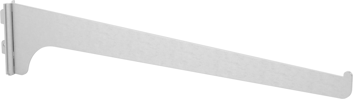 Tek Yuvalı Raf Braketi, 12" Derinlikli Raf için, Çelik