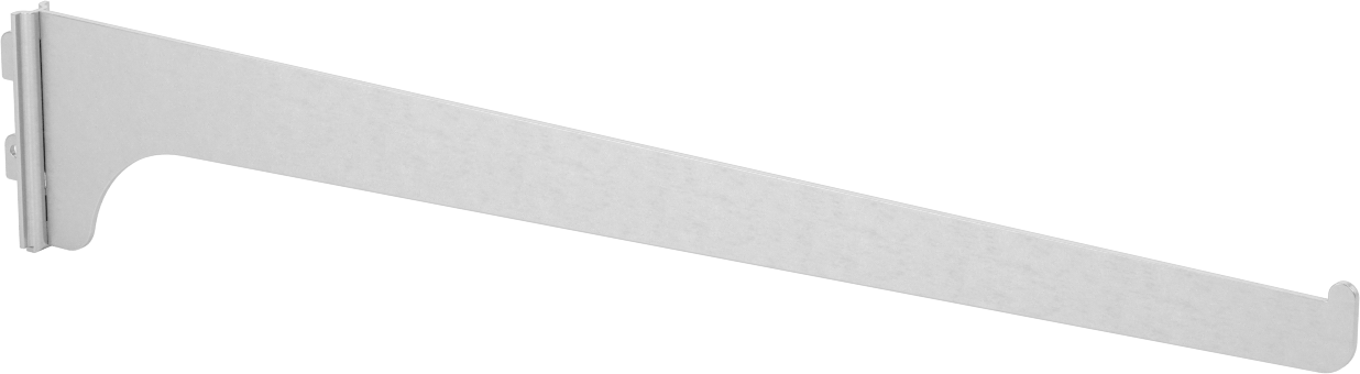 Tek Yuvalı Raf Braketi, 14" Derinlikli Raf için, Çelik