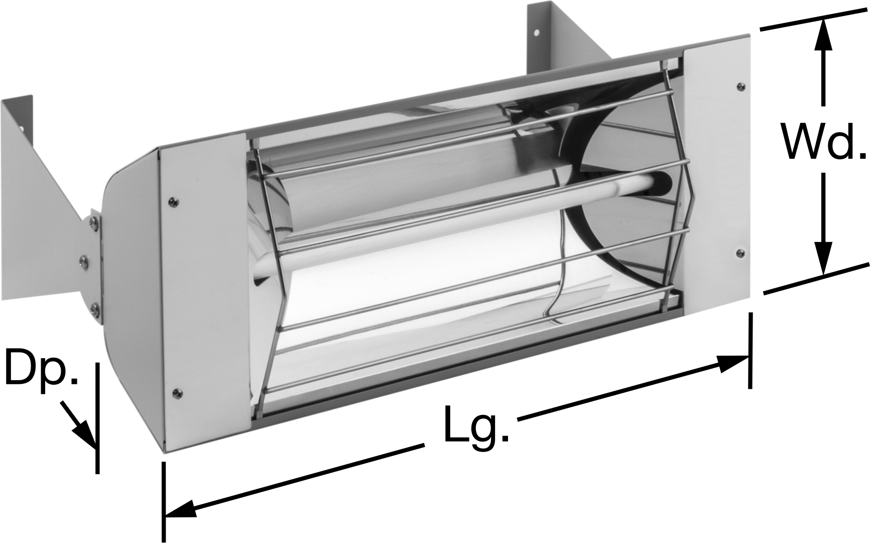 Uzun Mesafeli Tavan ve Duvar Montajlı Isıtma Lambası, 240V AC/DC, 750W