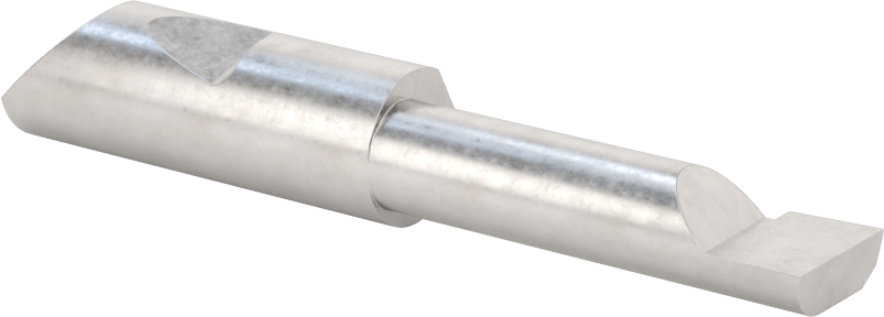 Hızlı Değiştirilebilir Delme Torna Takımı, 1/2" Şaft Çapı, 0,460“ Delik Çapı ve 1-1/2” Derinlik
