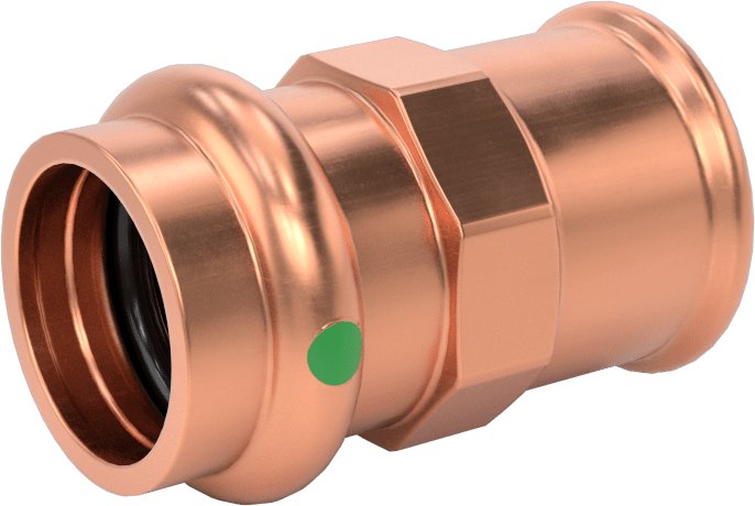 Bakır Boru için Presle Bağlanan Bağlantı Parçası, Adaptör, 1/2 Bakır Boru Boyutu Dişi x 3/8 NPT Dişi